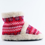 Damskie bambosze z wełną – Ciepłe kapcie w stylu nordyckim – Naturfeet BK1RE