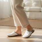 Damskie Klapki Naturfeet KKC1WH ze Skóry Naturalnej – Komfort i styl