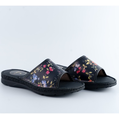 Klapki damskie z kwiatowym wzorem Naturfeet KKO5U - zdjecie 2