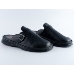 Skórzane Klapki Męskie Naturfeet KMC2BL z Zapięciem – Komfort i Styl