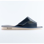 Damskie skórzane kapcie Naturfeet PKO12 na rzep – idealne na haluksy i wysokie podbicie