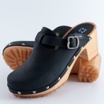 Damskie Chodaki Naturfeet DH8BL z Naturalnej Skóry Bydlęcej – Moda i Czar - Czarne