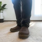 Męskie Kapcie z Naturalnego Filcu Wełnianego – Naturfeet PMW9BR brązowe