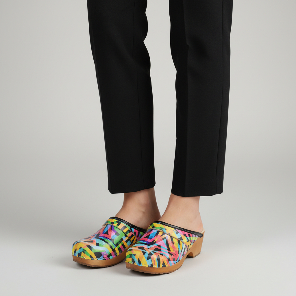 Drewniaki damskie Naturfeet DKC6PC - zdjecie 2