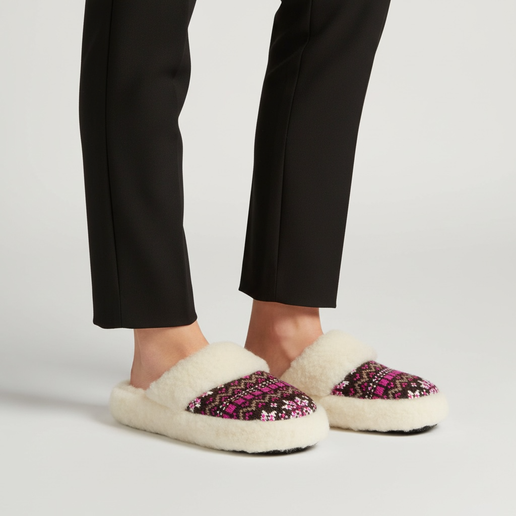 Bambosze damskie Naturfeet PBK1PI różowe - zdjecie 2