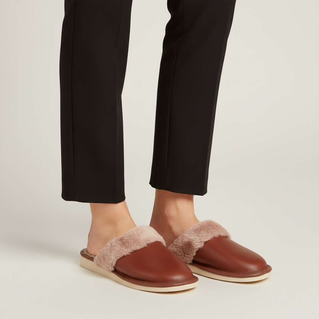 Kapcie damskie z futerkiem Naturfeet PKW2 - zdjecie 2